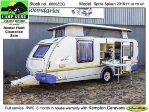 Pre-owned 2016 Sprite Splash Caravan (On Road) for sale