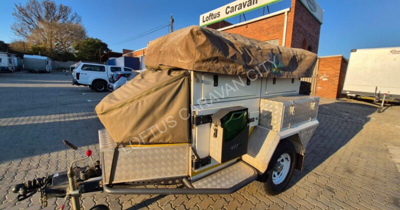 Pre-owned 2014 Jurgens Safari XT140 Extension Off-Road Camping Trailer for sale